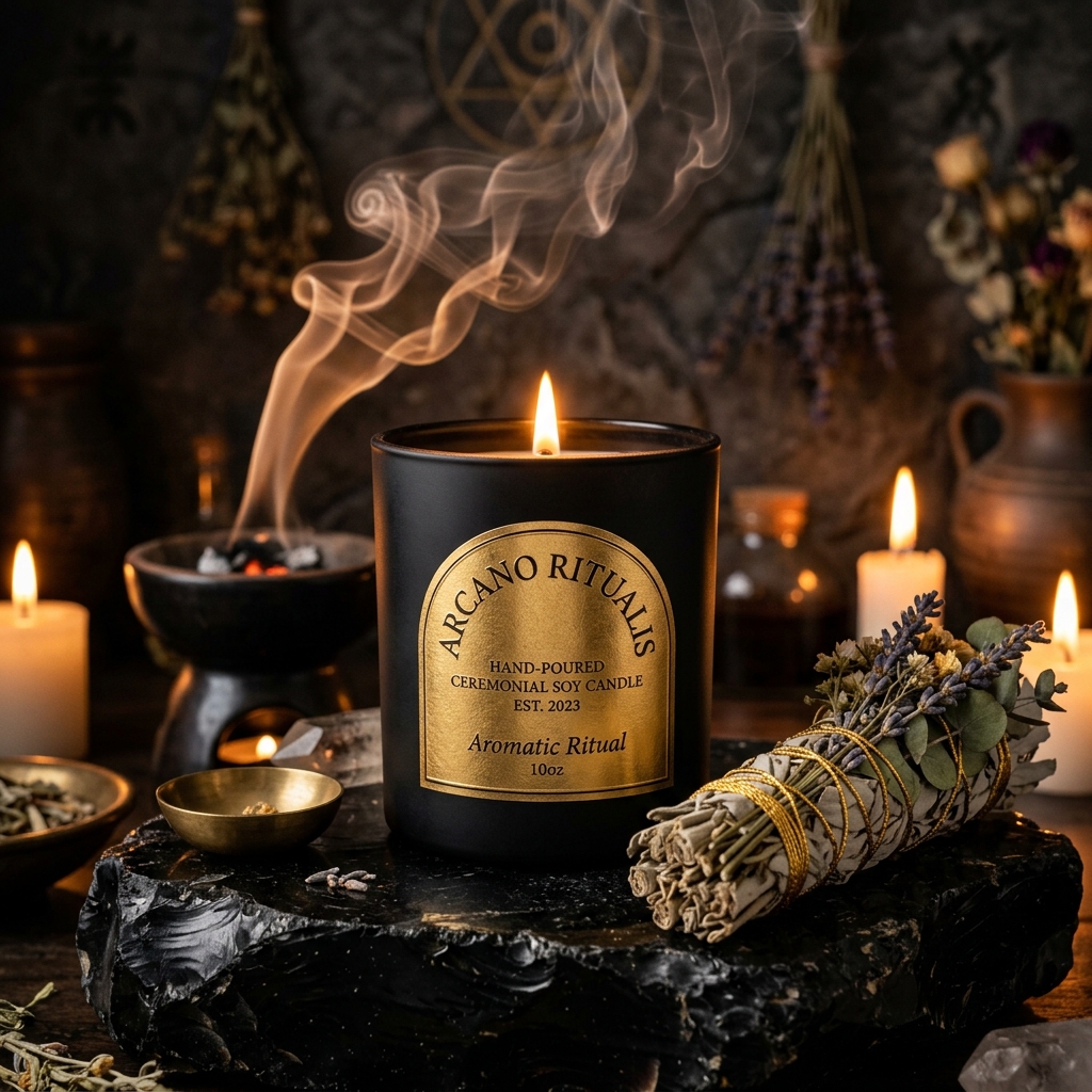 Vela Ceremonial ARCANO RITUALIS (Edición Alquímica)